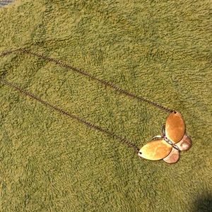 Vintage butterfly necklace